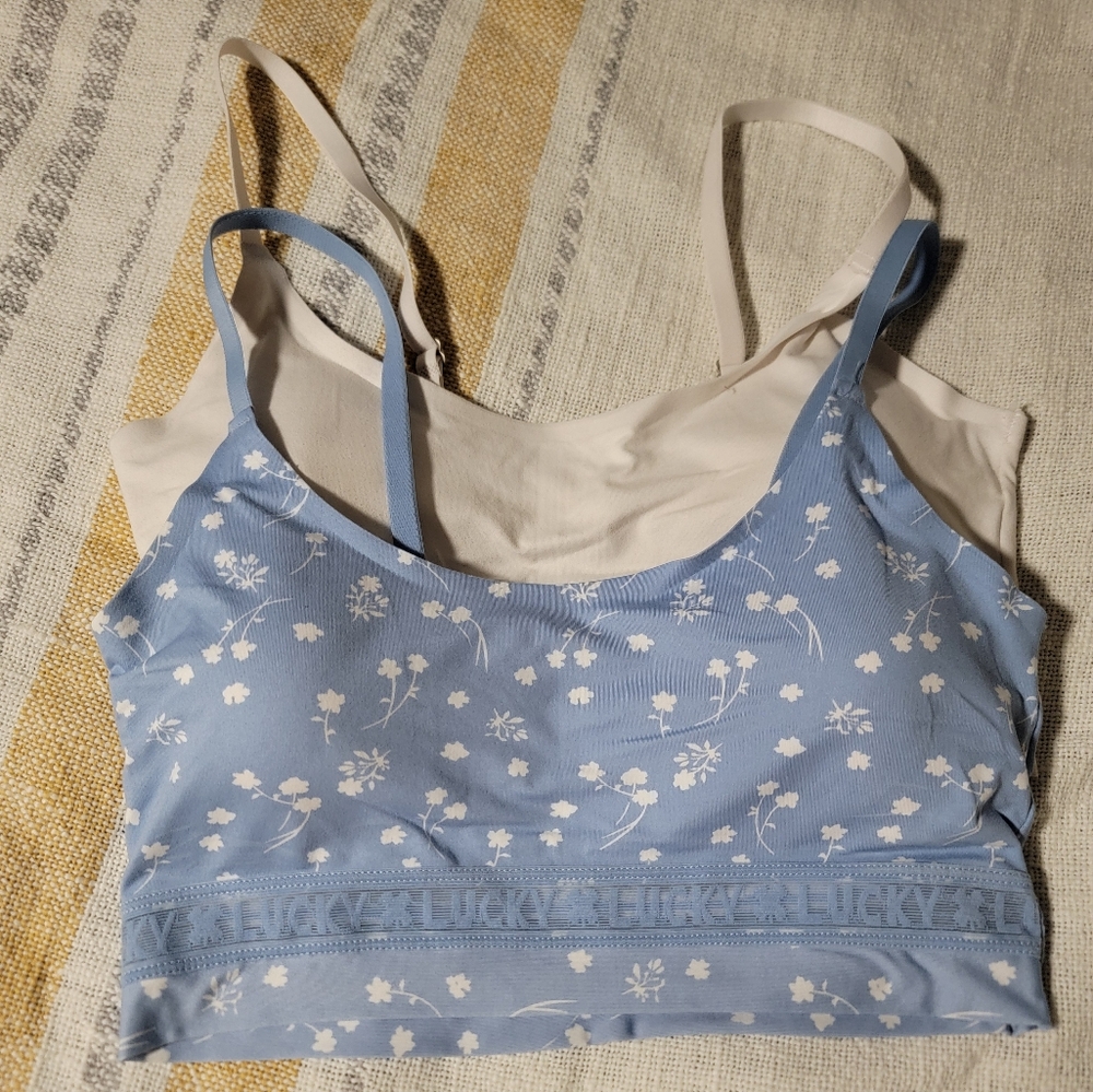 2 Lucky Brand Bralettes size medium